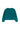 Flower Emblem Cropped Sweatshirt (teal)