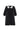 Tucked Lace Collar Dress